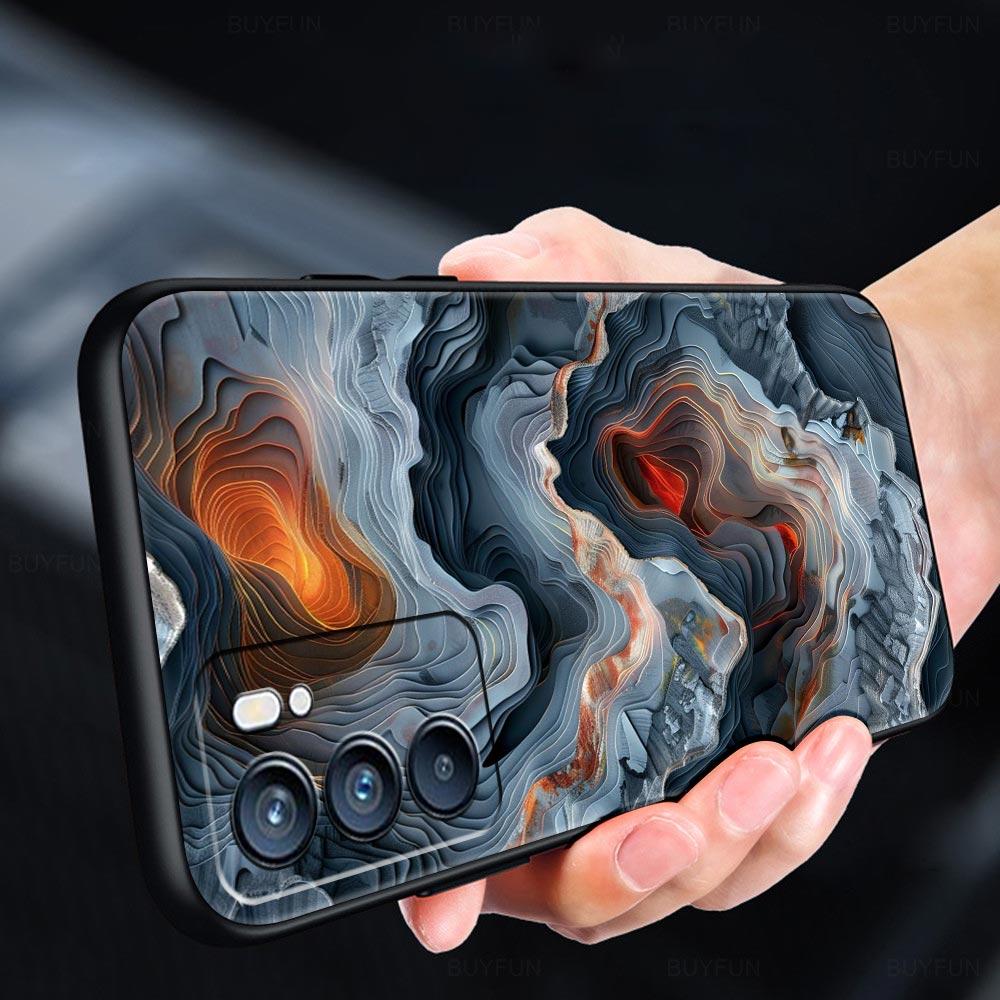 Folds Texture Phone Case For Oppo Reno 13 12 11 10 7 F Find X5 X6 A98 A80 A79 A78 A57 A54 A31 A17 Pro 5G Soft TPU Cover Fundas