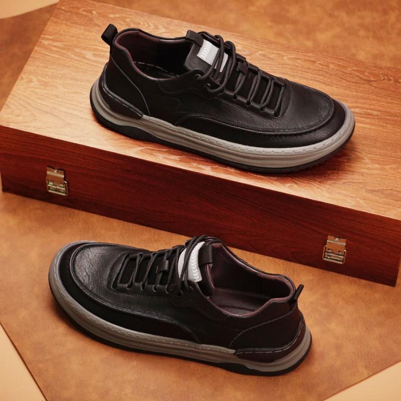 Fashion High Quality Oxford Shoes Wear-resistant Soles for Outdoor Hiking Leisure for Men's Versatile Men's Leather Business Shoes