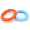 Durable EVA Floating Tug Ring Dog Toy for Aggressive Chewers, Orange Chew-Resistant Fetch Toy for Water Training