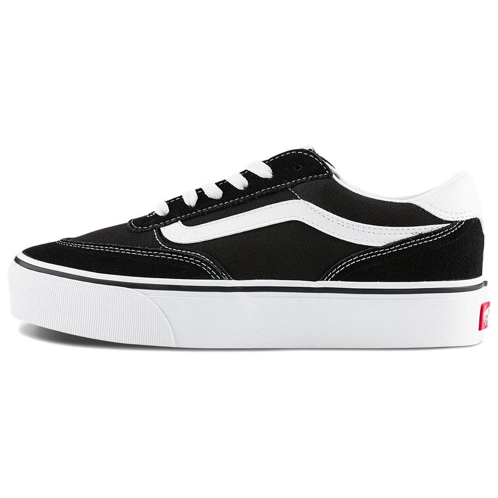 Vans Brooklyn Ls Comfortable Versatile Low-Top Skate Shoes Women sneaker Black VN000DC4BA2