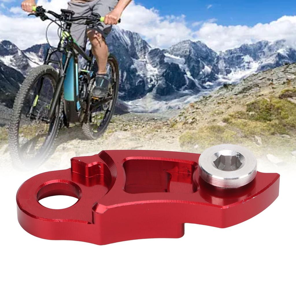 Mountain Bike Frame Gear Tail Hook Extender Aluminum Alloy Bike Accessory Compatible with 34‑52T Large Flywheel