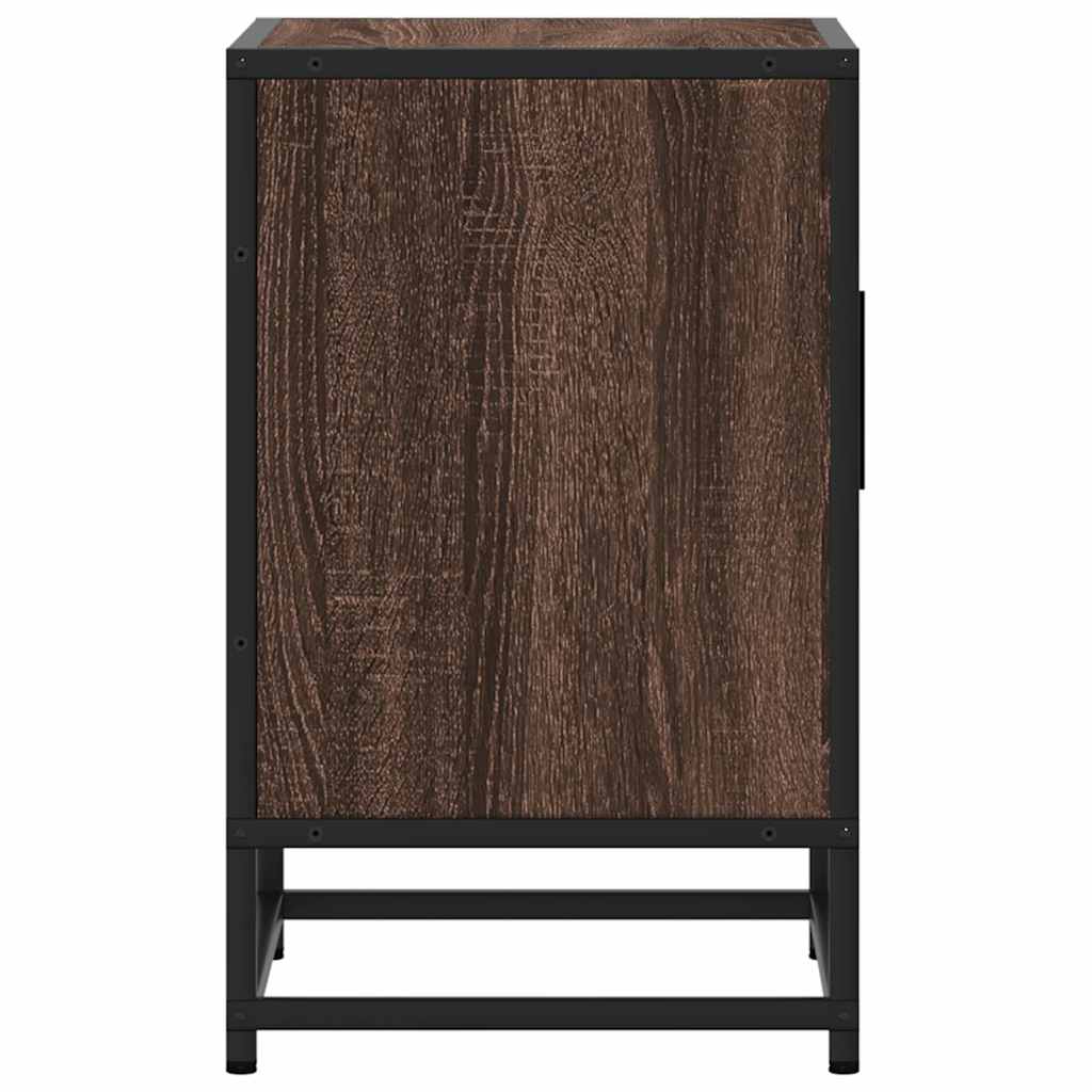 Vidaxl Bedside Tables, 2 Pcs, Brown Oak, 40X31X50 Cm