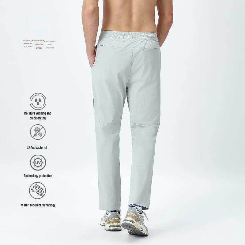 Double H Lightweight Quick-Dry Casual Sports Cargo Pants: Antibacterial Summer Fitness for Men & Women