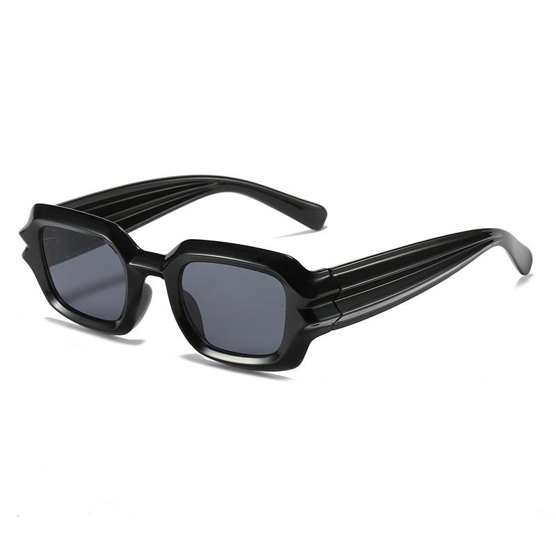 Box Sunglasses Cyberpunk Personality Sunglasses Corrugated Legs Hip Hop Sunglasses