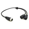 MIDI Sync Breakout Cable Male to Female DIN 5-Pin Splitter Y Adapter MIDI Cable