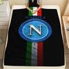 1PC Napoli Print Flannel Blanket, High quality Comfortable for All Seasons, Home Decor, Warmth and Comfort, Perfect for Christmas Gifts