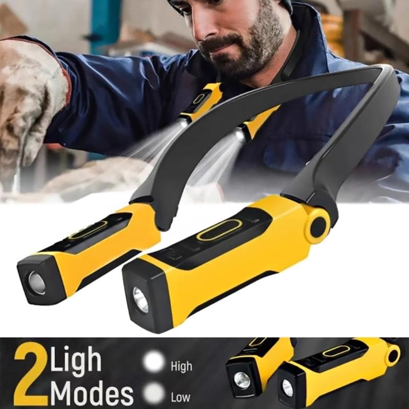 Upgrades LED Neck Light Eye Safe Designs Comfortable Lamp 65 Light Output Automotive Repair Work Light for Night Reading