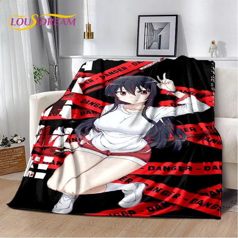 Anime High School D×D Sexy Girl Soft Plush Blanket,Flannel Blanket Throw Blanket for Living Room Bedroom Bed Sofa Picnic Cover