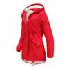 European Size Autumn and Winter New Women's Cotton Coat Women's Solid Color Hooded Parka Coat Thick Cotton Coat Fleece-lined Cotton Coat