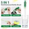 5 In 1 Mother-child Baby Bottle Cup Cleaning Brush Feeding Clean Tool Set Water Bottle Cleaning Brush Cleaning Tool Accessories