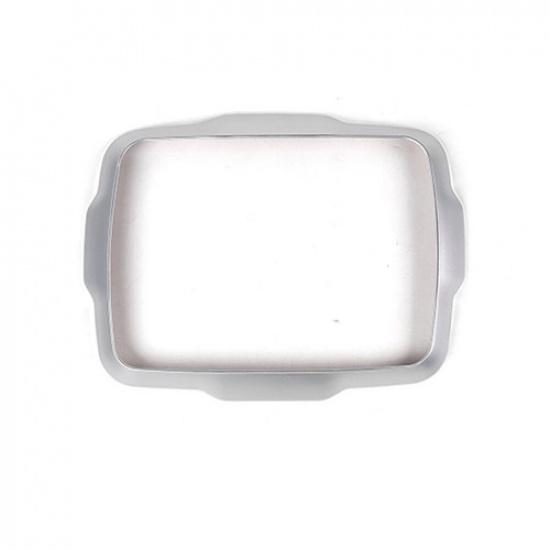 ABS Silver Console Navigation Panel Frame Inner Trim For Jeep Renegade 2018-