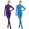 Women's Solid Color Zentai Bodysuit with Hands and Feet for Dancewear and Stage Performance