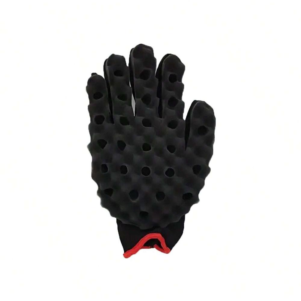 

1pc Black Curls Hair Sponge Glove Hair Brush Hair Styling Tools for Men and Women General чёрный