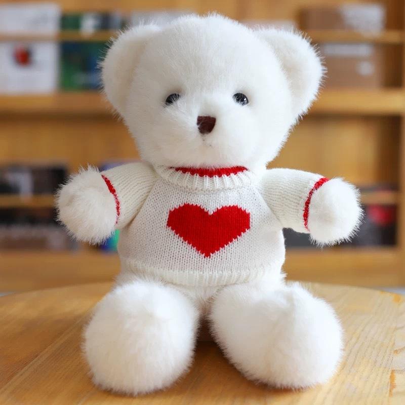 Pullover Bär Plüschtier Puppe Maschine Stoffpuppe Umarmungsbär Puppe Kinderspielzeug Geburtstagsgeschenk
