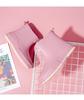 Lightweight Women's Japanese Style Waterproof Ankle Rain Boots - Non-Slip Rubber Galoshes