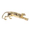 Abstract Metal Leopard Simulated Animal Ornaments Golden Leopard Cheetah Decorative Figurines Home Decoration Accessories