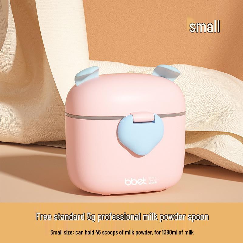 Portable Large Capacity Baby Milk & Rice Powder Storage Box - Moisture-Proof & Sealed