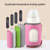 Baby Bottle Warmer Rechargeable Portable Type-C Charging Temperature Adjustable with LED