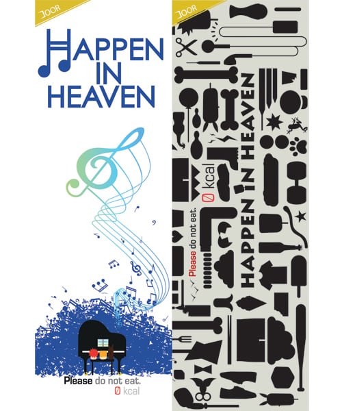 [HAPPEN IN HEAVEN] MUSIC NOTE + JUNK FOOD [Shipped from Korea] 100% Authentic 27-30
