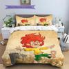 Pumuckl Pattern Bedding Quilt Set  Home Decoration  Gift (1 * duvet cover + 2 * pillowcase  without core)
