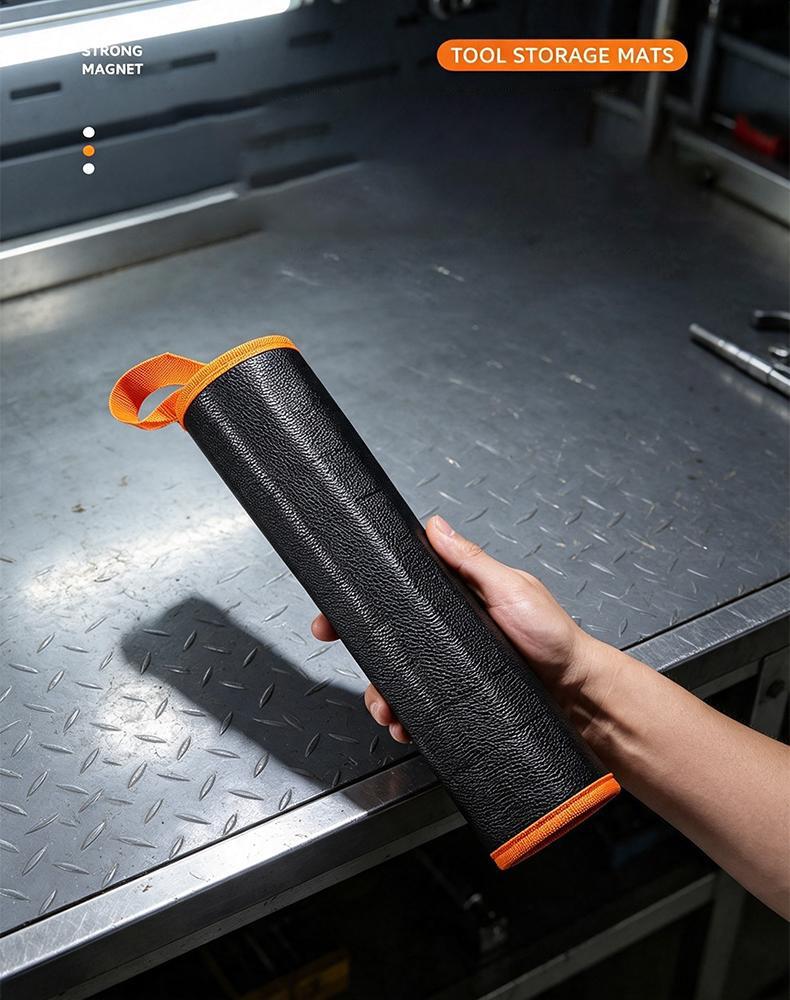 Double Sided Magnetic Tool Mat Set 3/4Pcs Non Slip Parts Organizer Holder For Wrenches Socket Screws Auto Repair Garage Workshop