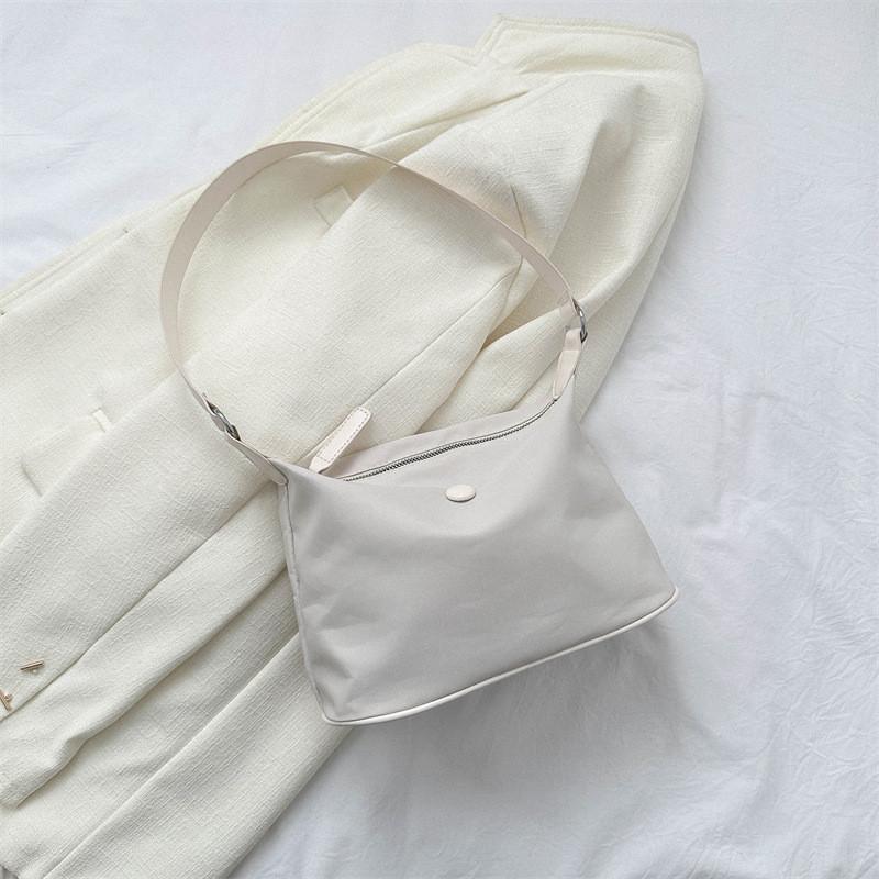 Fashionable And Stylish Autumn Season Single Shoulder Tote Bag For Women In Black Pink Blue Or White