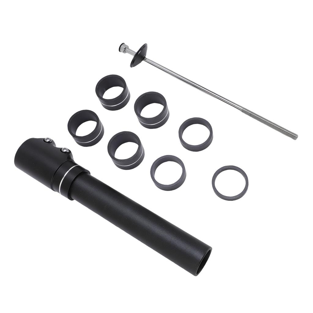 Mountain Bike Stem Height Extender Aluminum Alloy Bike Handlebar Height Extender Head Up Adapter 210mm