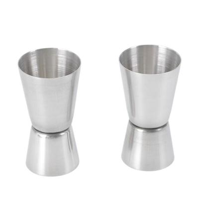 Doseur à cocktail double face en acier inoxydable