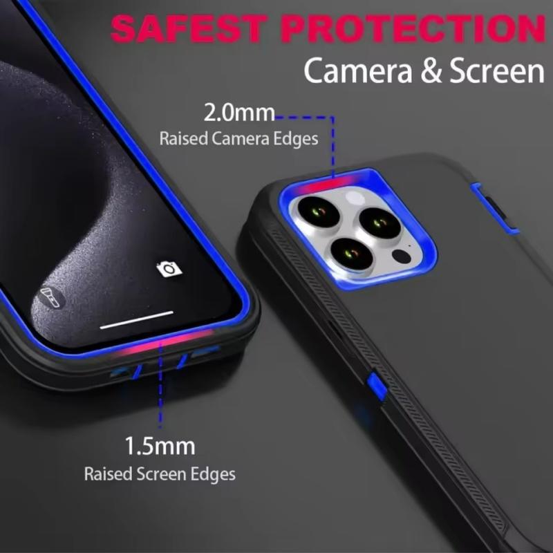 Pancerne Wstrząsoodporne Etui Defender na iPhone 11 12 13 14 15 16 17 Air Plus Pro Max Dla Magsafe Magnetyczne Bezprzewodowe Etui do Ładowania