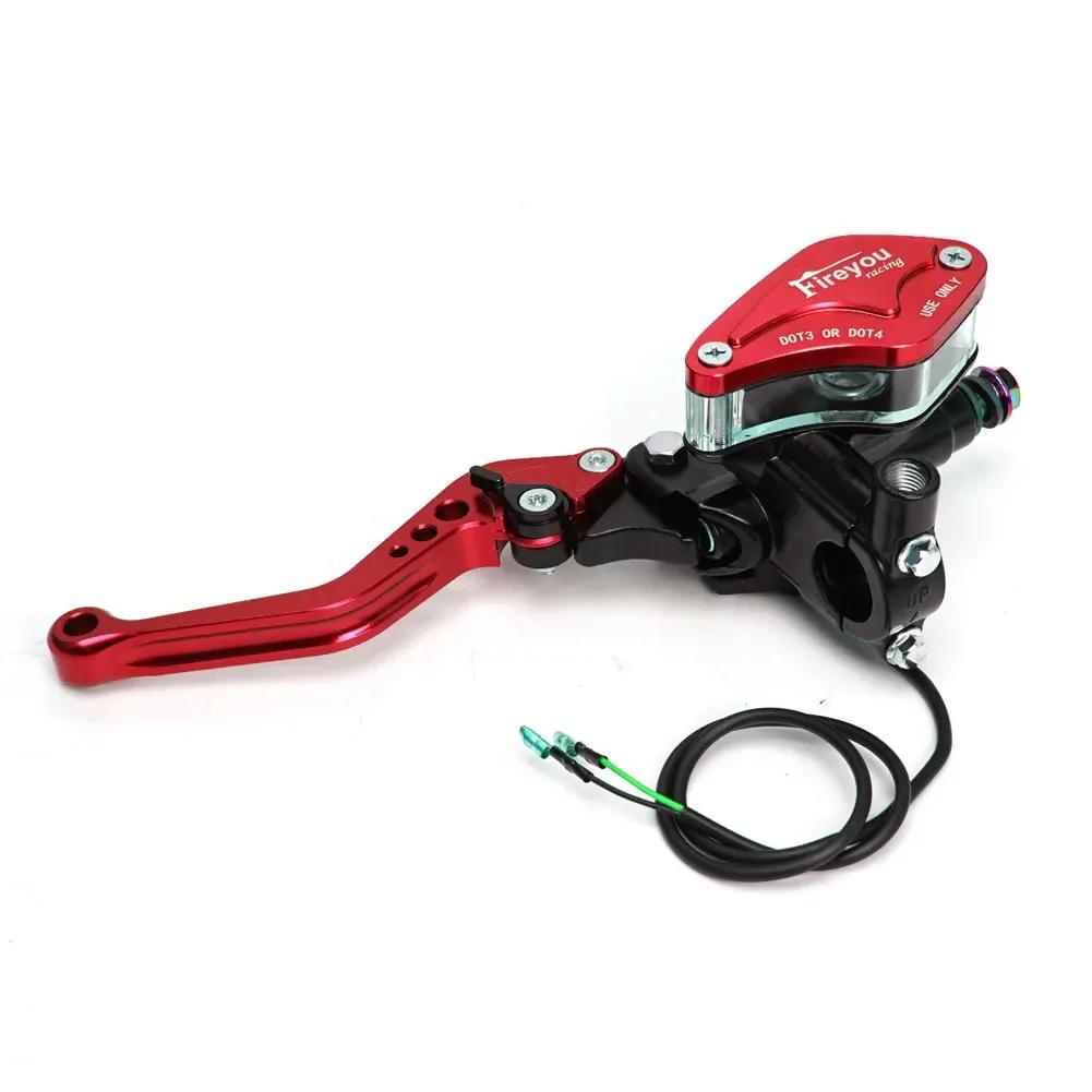 

7/8 мотоциклетный тормозной насос рычаг ручка гидравлический главный цилиндр сцепления гоночные аксессуары универсальные для HONDA Yamaha Kawasaki