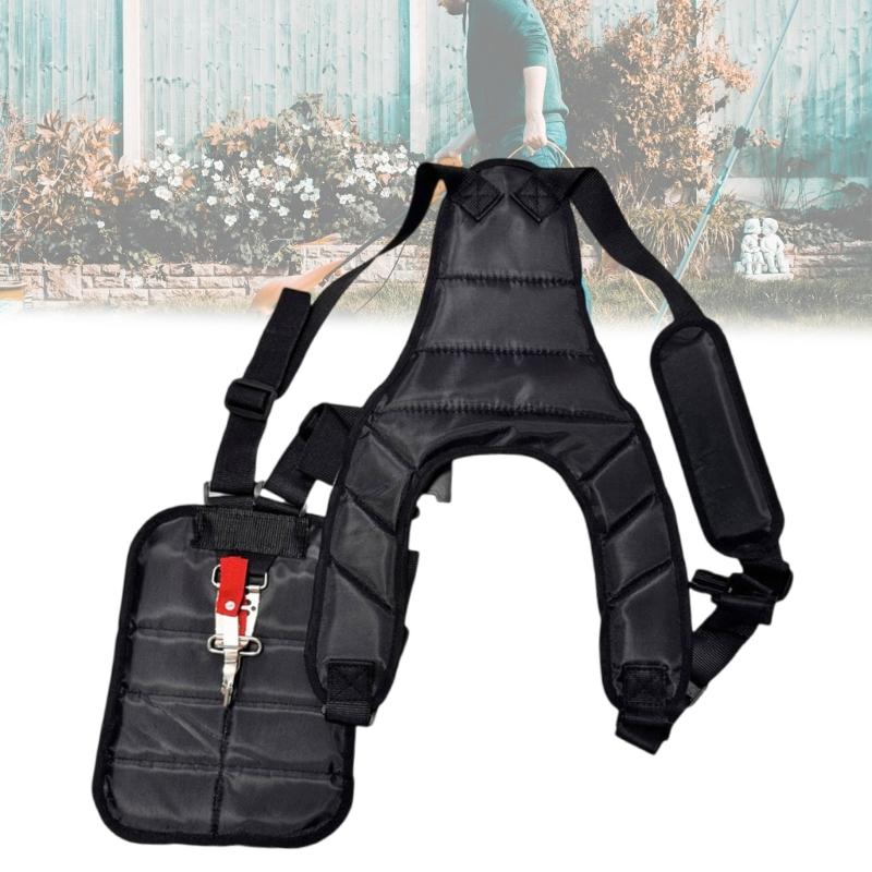 Comfort Padded Belt Double Shoulder Strap Trimmer Shoulder Strap for Trimmers Strimmer Harness Garden Brush Cutter
