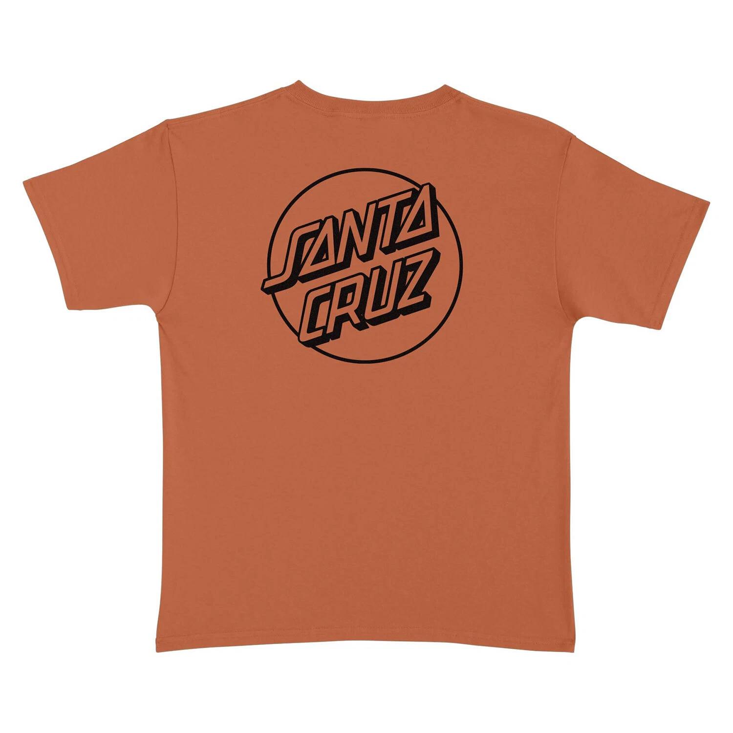 Santa Cruz Skateboards Shirt Opus Dot Texas Orange/Black S