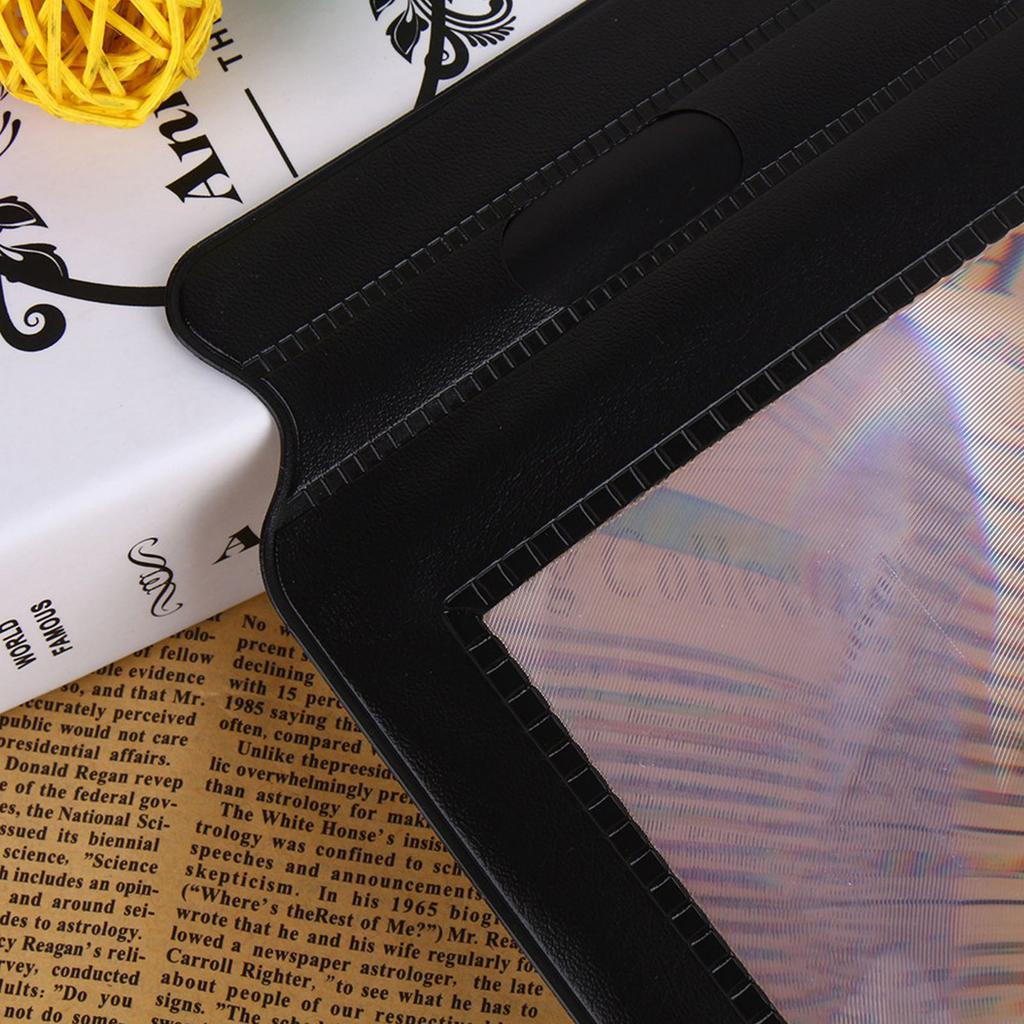 Full Page Sheet Magnifier Full Page 3x Magnifier Sheet LARGE Magnifying Glass Book Reading Aid PVC Lens 3x Magnifier Sheet