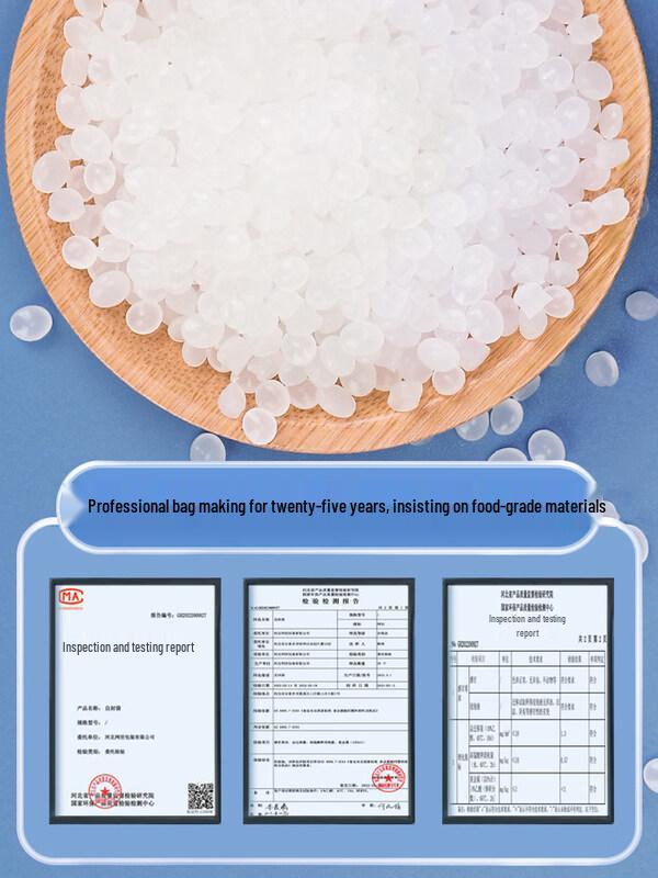 ZISIZ Thickened Transparent Self-Sealing Bags