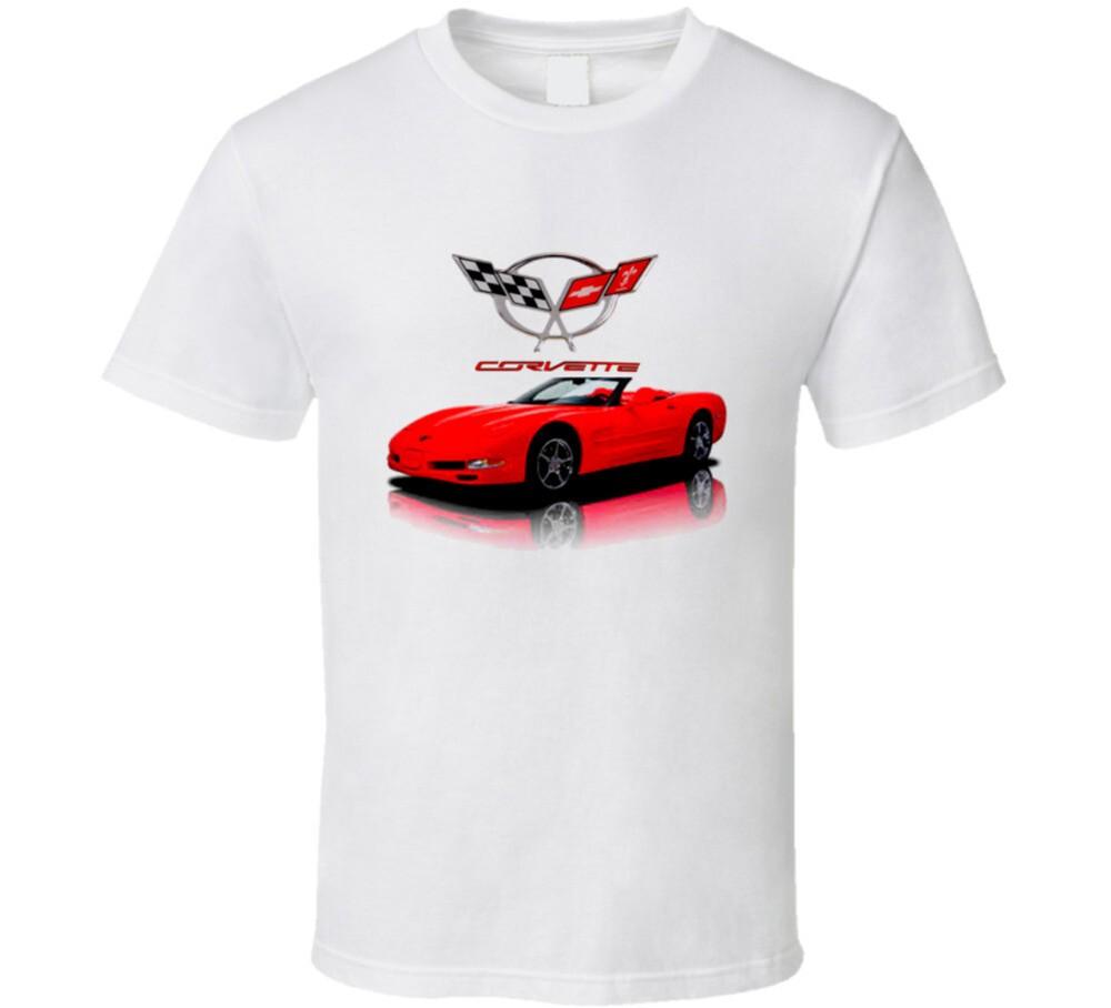 2001 Red Vette Convertible Muscle Car Gift T Shirt Unisex T-Shirt XXL