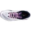 Mizuno Table Tennis Shoes Wave Medal 7 Stability Cushioning Resilience White X Pink X Purple Cm 2E 25.0