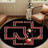Ramms rock band Fire Logo Round mat, Anti-slip Circle Carpet Chair rug For livingroom,Bedroom, doormat home decor Gift Christmas Gifts