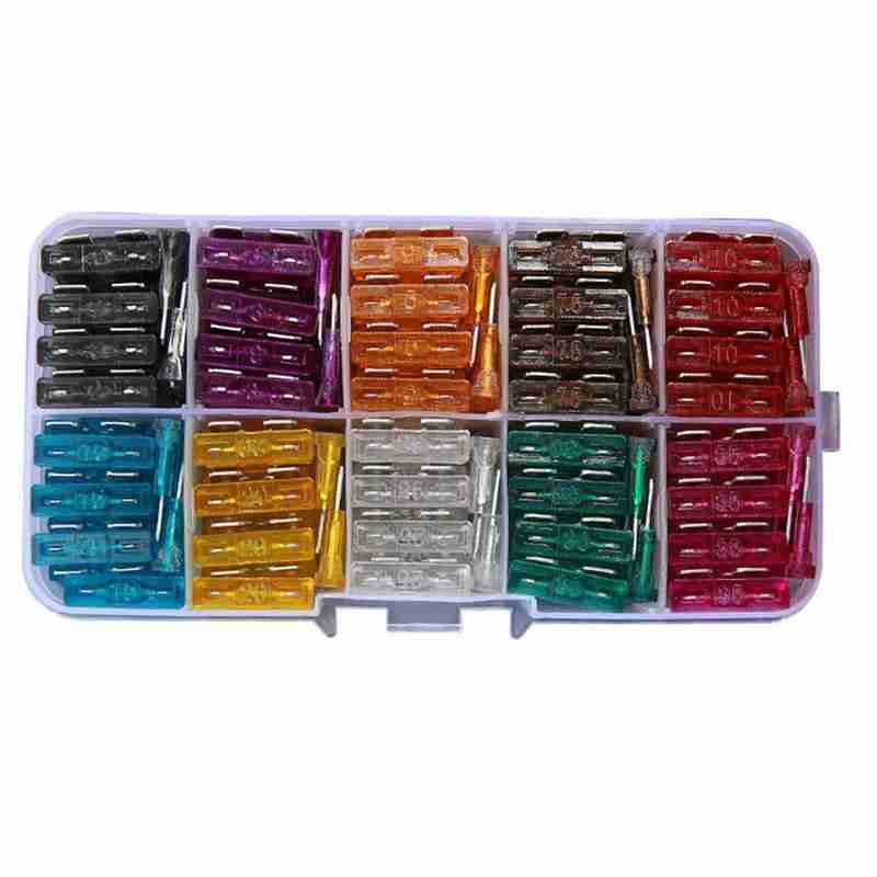50/100Pcs Car Fuses Kit Assorted Auto Truck Standard Blade Fuse Assortment 2A 3A 5A 7.5A 10A 15A 20A 25A 30A 35A Auto Car Fuse Fuse Holders1
