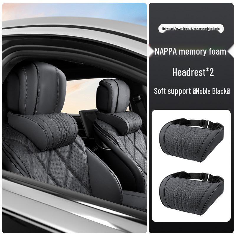 Compatible Neck and Lumbar Support for 26 Nio Models (ES8/ES6/ET5) - Car Headrest Pillow and Backrest Accessories.