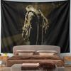 Trendy Golden Armored Knight Back View Hanging Decor, Gold Playful Vibe, Warm Welcome for Front Door and Mudroom with Calm with Mood