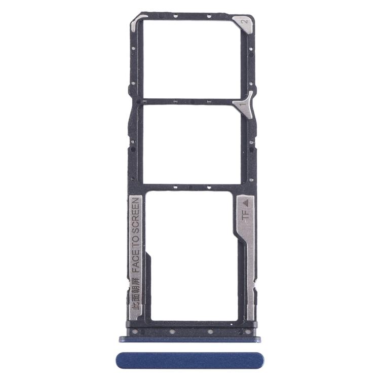 For Xiaomi Redmi 12C SIM Card Tray + SIM Card Tray + Micro SD Card Tray