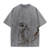 2025 Anime Attack on Titan Trička Vintage Prané Tričko Harajuku Oversize Bavlněné Tričko Bavlna Móda Streetwear Unisex Top