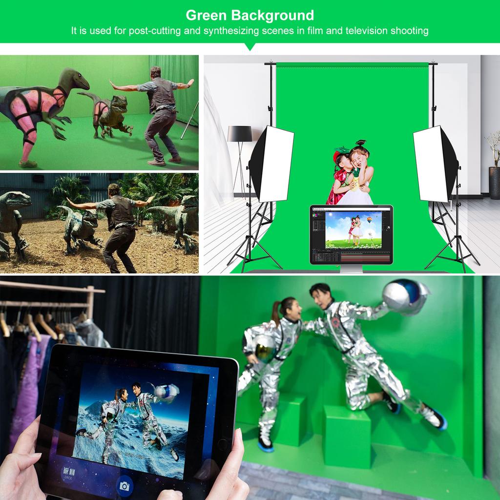 PULUZ 3m X 6m Photography Background Soft Cloth Solid Color Non-reflective Photo Backdrop Washable Ironable Shooting Props