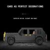 Non-Toxic 409Pcs Luxury Sedan Building Blocks Suv Car Model Vehicle Bricks Creative Desktop Ornaments Display Kids Diy Toys Holiday Gifts