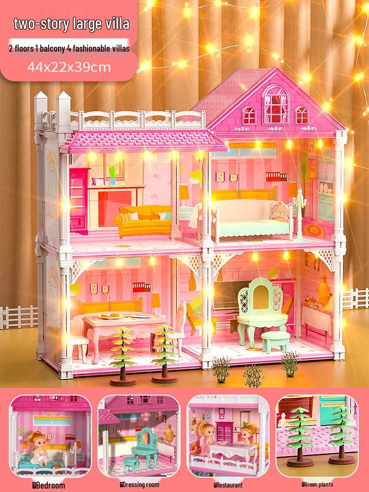 Princess Castle Dollhouse: Pretend Play Toy for Girls Aged 3+
