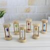 0039 Wooden Hourglass Timer: 1/2/3 Minute Decorative Home Ornament