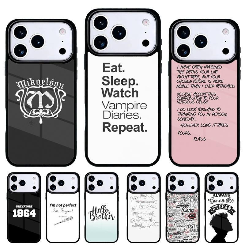 The Originals Vampire Diaries Phone Case for iPhone 17 Air 16e 15 14 13 Pro Max Back Cover for 12 11 Pro Coque