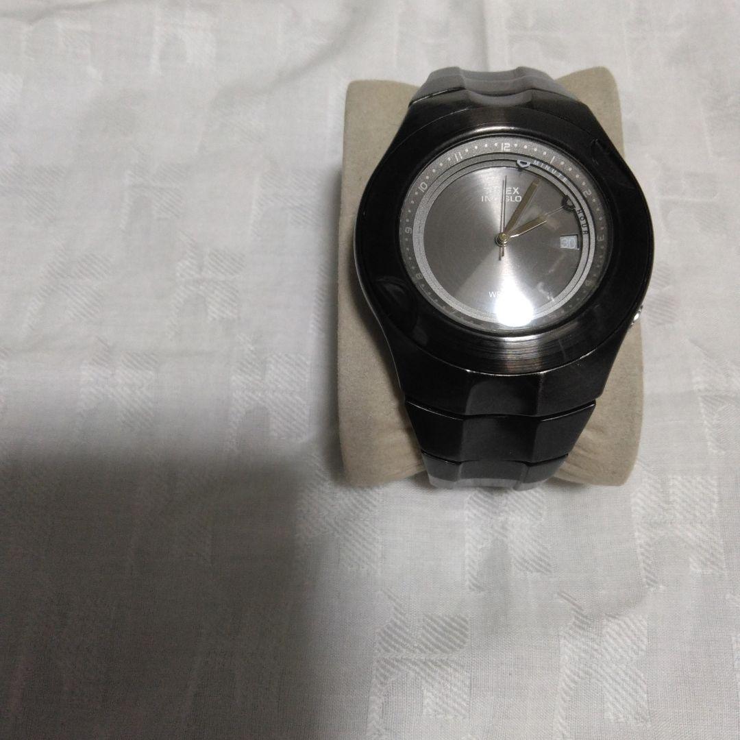 Used TIMEX INDIGLO quartz watch body black alarm function