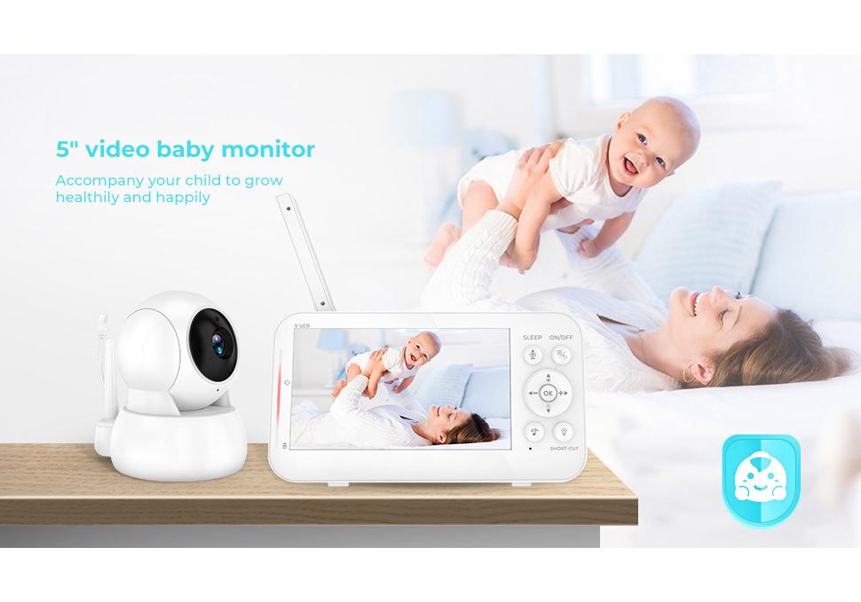 5-Inch Baby & Child Security Camera Monitor