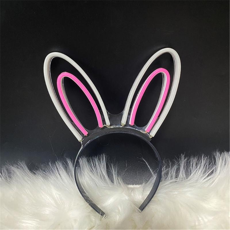 LED Glowing Hairband For Parties With Color Changing Lights And Comfortable LED Costume Props Role Play Birthday Party